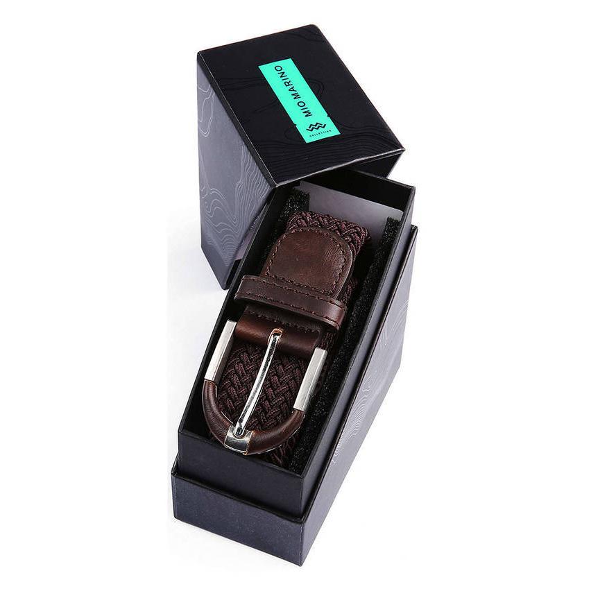 ミオマリオ メンズ ベルト アクセサリー Men S Twill Weave Elastic Belt