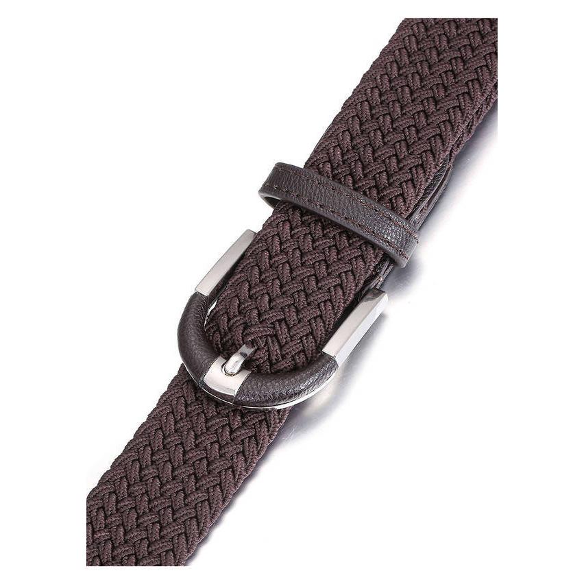 ミオマリオ メンズ ベルト アクセサリー Men S Twill Weave Elastic Belt