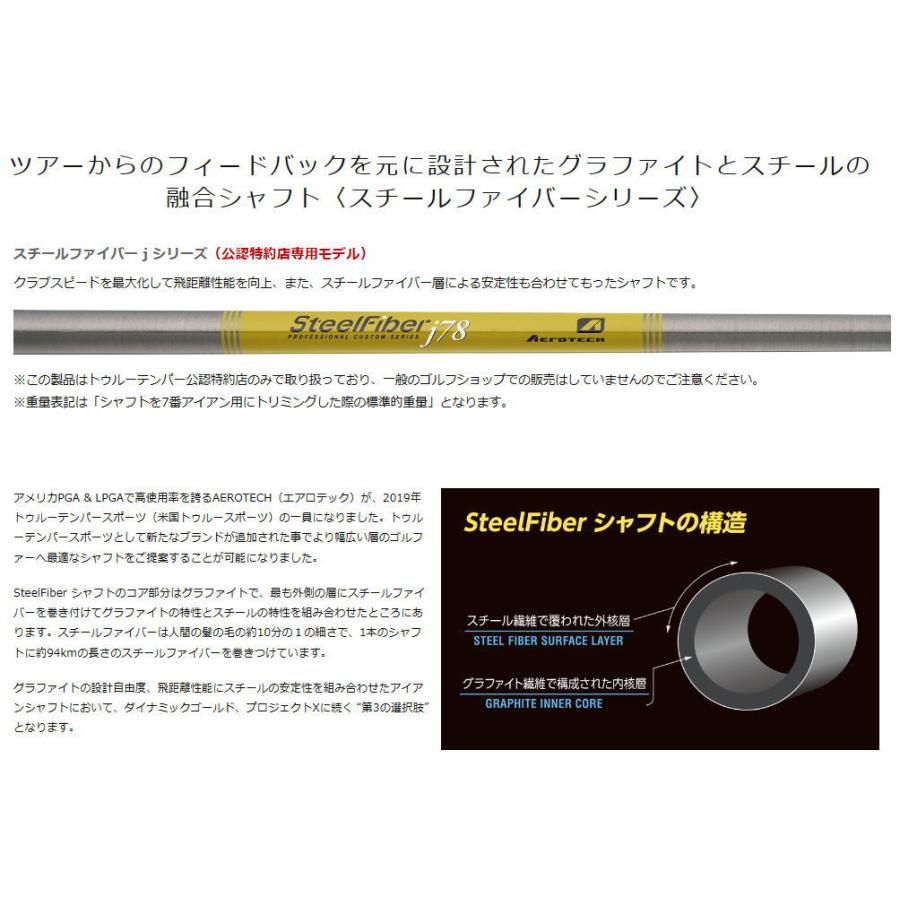 リシャフト アイアン ウェッジ  トゥルーテンパー スチールファイバー ｈ/ｊ(取り寄せ) フジクラ MCHの画像
