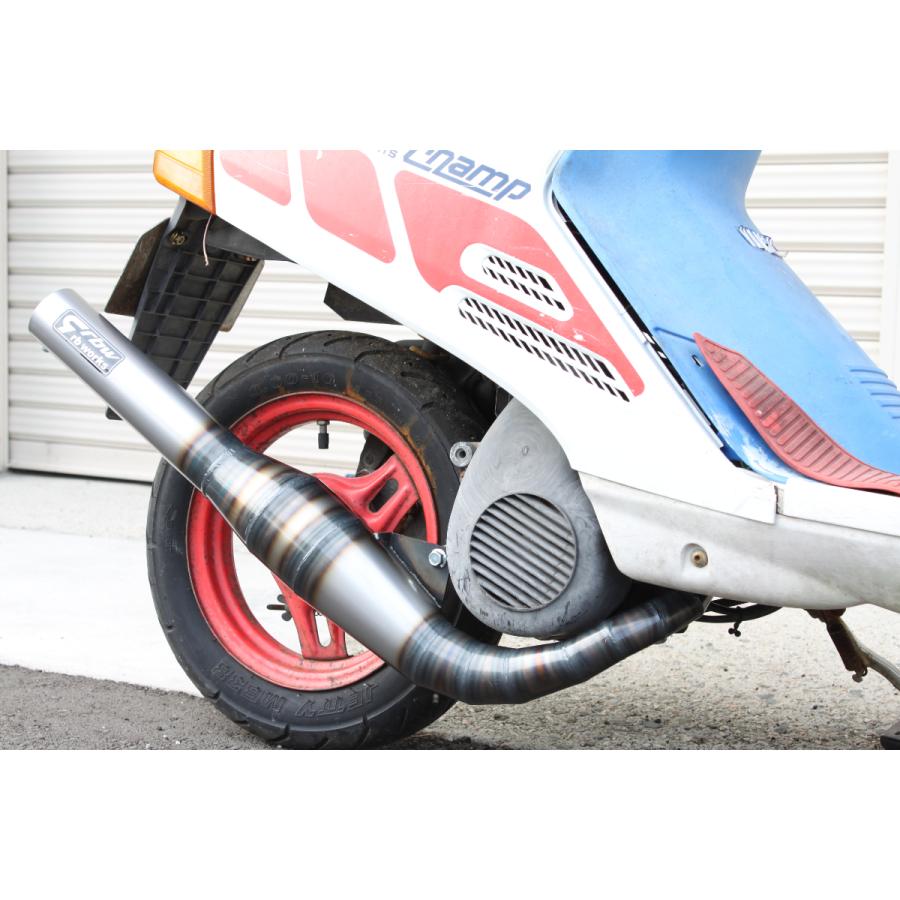 ジョグ　チャンプ　チャンプrs ペリカンジョグ マフラー　チャンバー rb-works☆新品☆チャンプRS ジョグ縦置きエンジン用ショットガン