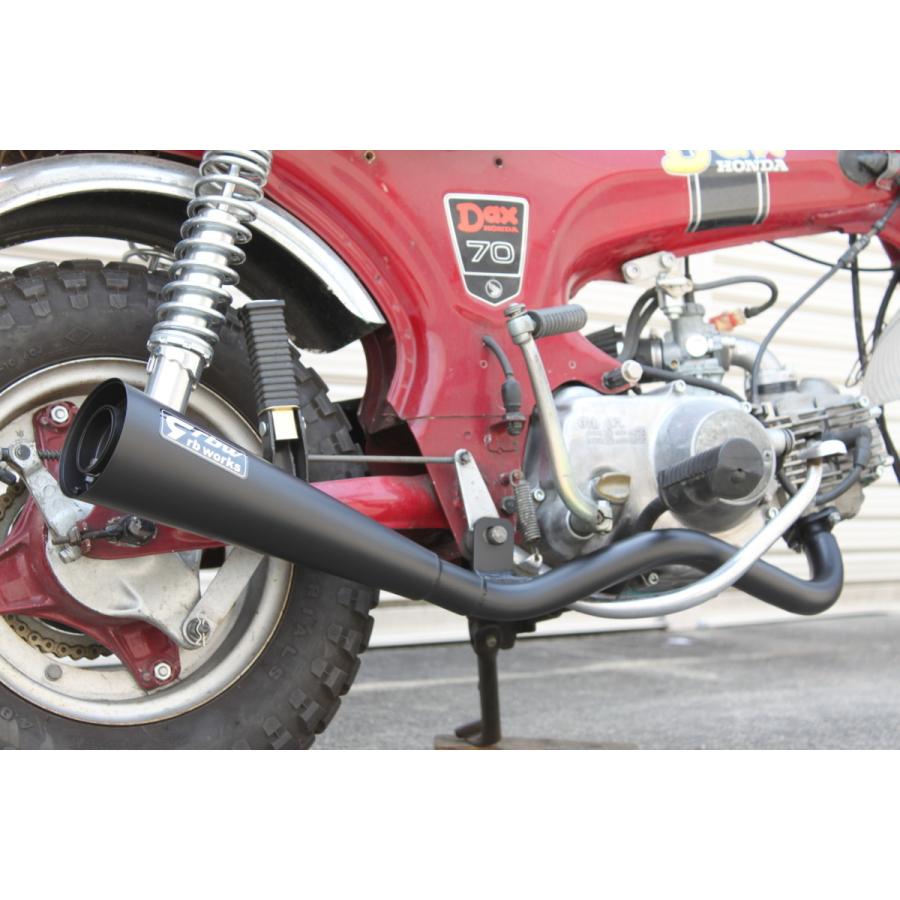 モンキー　ステンレスワンオフメガホンマフラー　ダックスシャリーカブ 新品GP ステンレス マフラー モンキー DAX シャリー カブ マグナ
