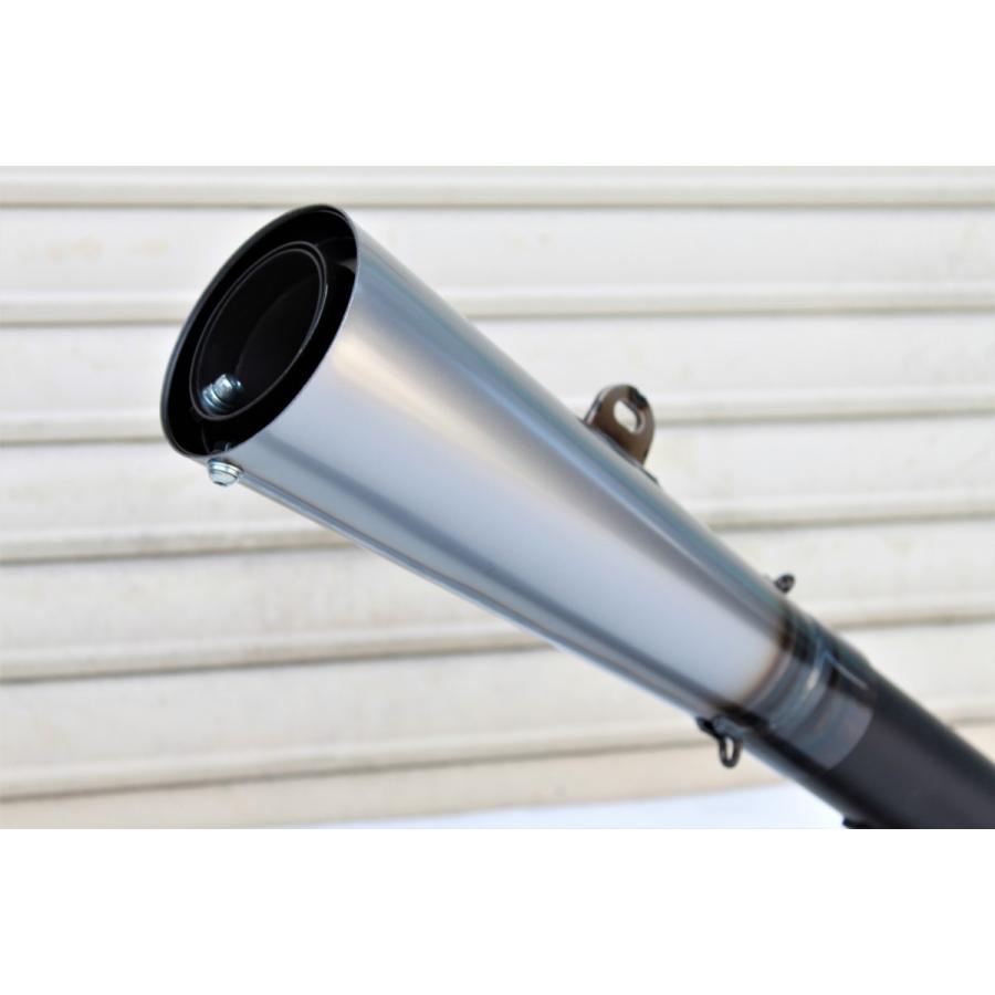 新品!!汎用メガホンサイレンサー テーパーバッフル付 耐熱クリア 差込