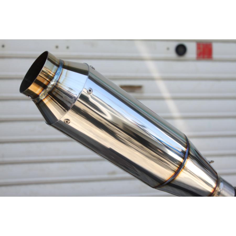 REVIVE（リバイブ）汎用 樽型 ステンレスサイレンサー バンド付 差込径50.8(CB750F 1100 900 CBX Z Z2 FX モナカ マフラー)の画像