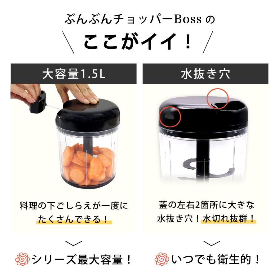 ぶんぶんチョッパー スーパー5 Boss 食洗機対応 チョッパー みじん切り