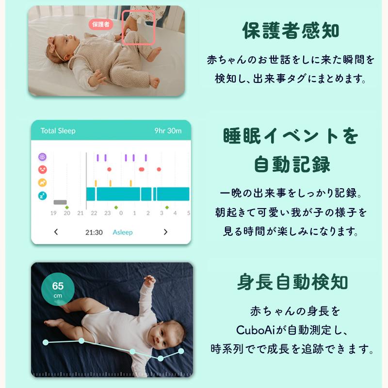 セット販売☆正規ストア】 ベビーモニター Cubo Ai 第3世代 ベビー
