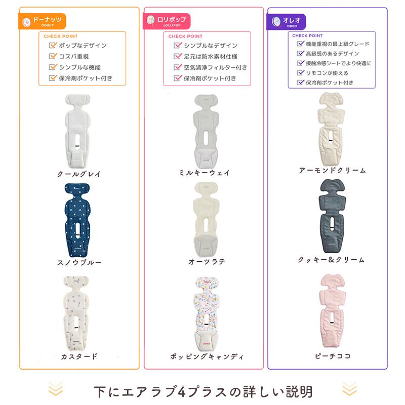 Poled エアラブ4 プラス ロリポップ バッテリーset ベビーカー 扇風機