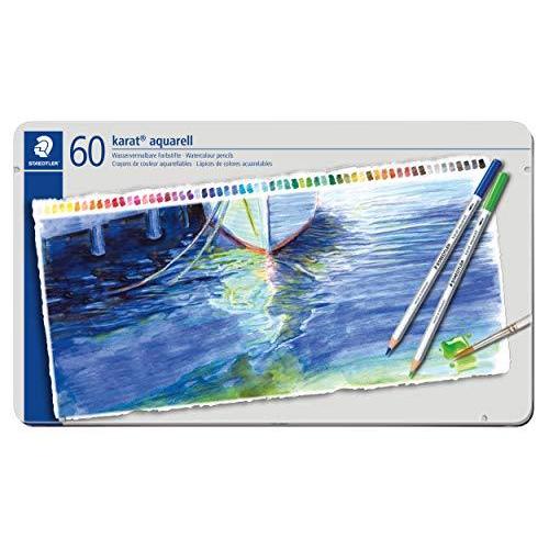 ステッドラー 色鉛筆 カラトアクェレル 水彩色鉛筆 60色 125 M60