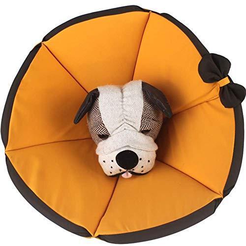 Umora 犬猫用 エリザベスカラー オレンジ Xl ペット用品 傷舐め防止 引っ掻き防止 調節可能 柔らかい 超軽量 エリザベスカラー Canipec Org Mx