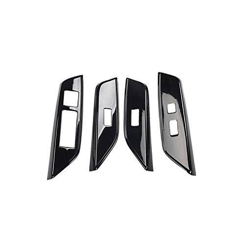 Rifoda 新型レクサス ES 10系 LEXUS ES300h (2018.10-) ドアスイッチパネル 内装 右ハンドル専用 ABS素材 4P(ピアノ黒)