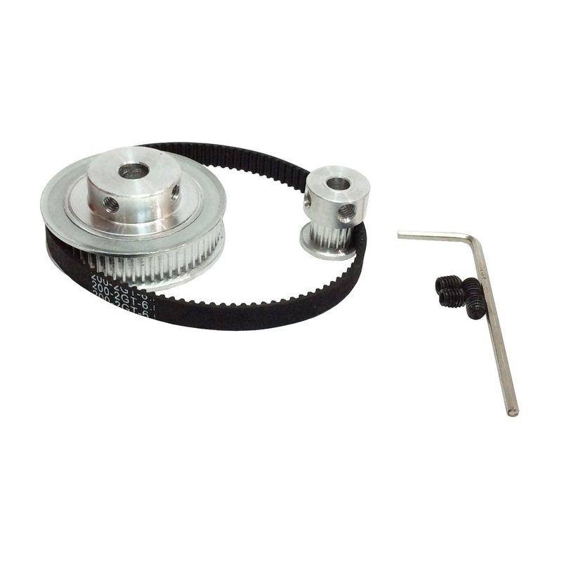 2?GTタイミングベルト&プーリbemonoc HTDキットgt2タイミングベルトプーリclosedloop 200?mm 20歯と60歯