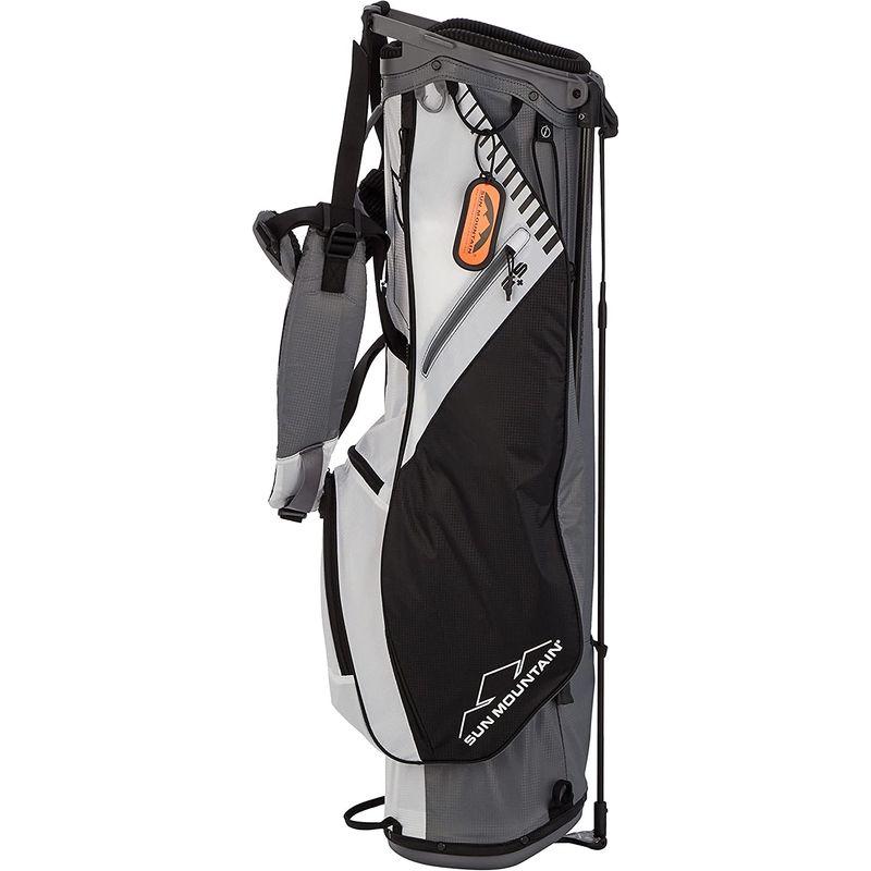 サンマウンテン 継続定番商品 キャディバッグ 軽量 (9.0型・4分割・スタンド式) / ゴルフ / 267-3980201 030_ホワイ 継続定番商品 キャディバッグ 軽量 0型 4分割 スタンド式 ゴルフ 030_ホワイ