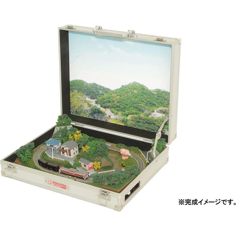 【正規品】 ロクハン Zゲージ ミニトランクレイアウト 高台タイプ 組立式 S063-1 鉄道模型用品 【MYK8320579615】(29992円)