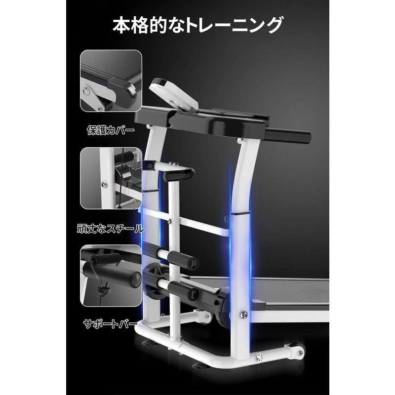 【新商品】 ルームランナー 自走式 ランニングマシン 家庭用 静音 ランナー ルーム 多機能 負荷３段階調節 ウォーキングマシン ツイスト器具＆ロープ＆ 【X2009674889】(11799円)