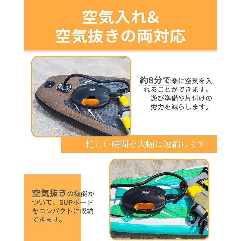 【値下げ】 BEYOND MARINA 電動エアーポンプ SUP電動ポンプ 電動空気入れ 空気入れ&空気抜き 電池式 USB充電 最大20PSI 自動停 【L2124598088】(12474円)