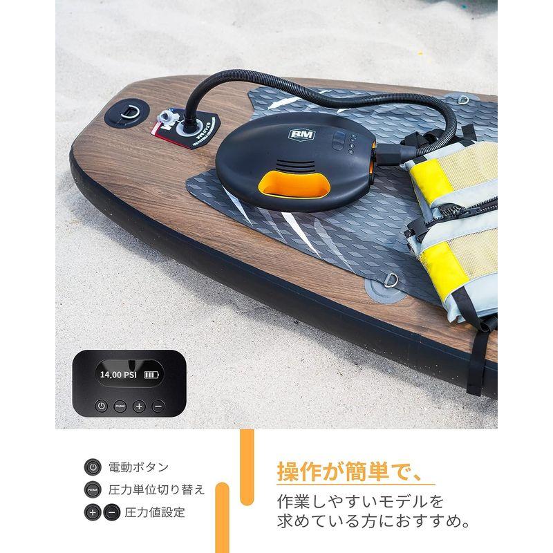 【値下げ】 BEYOND MARINA 電動エアーポンプ SUP電動ポンプ 電動空気入れ 空気入れ&空気抜き 電池式 USB充電 最大20PSI 自動停 【L2124598088】(12474円)