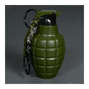 ターボライター グレネード型 カラビナ付 [ カーキ ] ガスライター