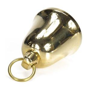 真鍮製装飾ベル ベル 真鍮 ナチュラル リング付 [ Sサイズ ] 鈴 すず Bell クリスマス