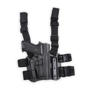 HK45 Tactical ブラック　レッグホルスター　マガジン２個付き BLACKHAWK レッグホルスター Serpa LV2 SIG P226/P220 レール対応