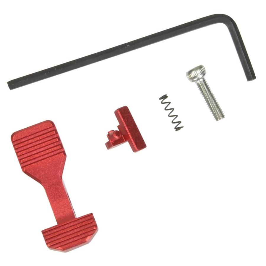 5KU Airsoft ボルトキャッチ AREBC スタンダード電動ガン M4シリーズ用 5KU287 [ レッド ] 5ku287r