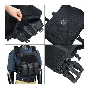 AGILITE プレートキャリア K19 レーザーカットMOLLE [ ブラック