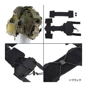 AGILITE ヘルメットアクセサリープラットフォーム BRIDGE ベルクロ付き