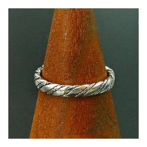 指輪 シルバー ツイスト [ 16号 ] シルバーリング 銀の指輪 銀の指環