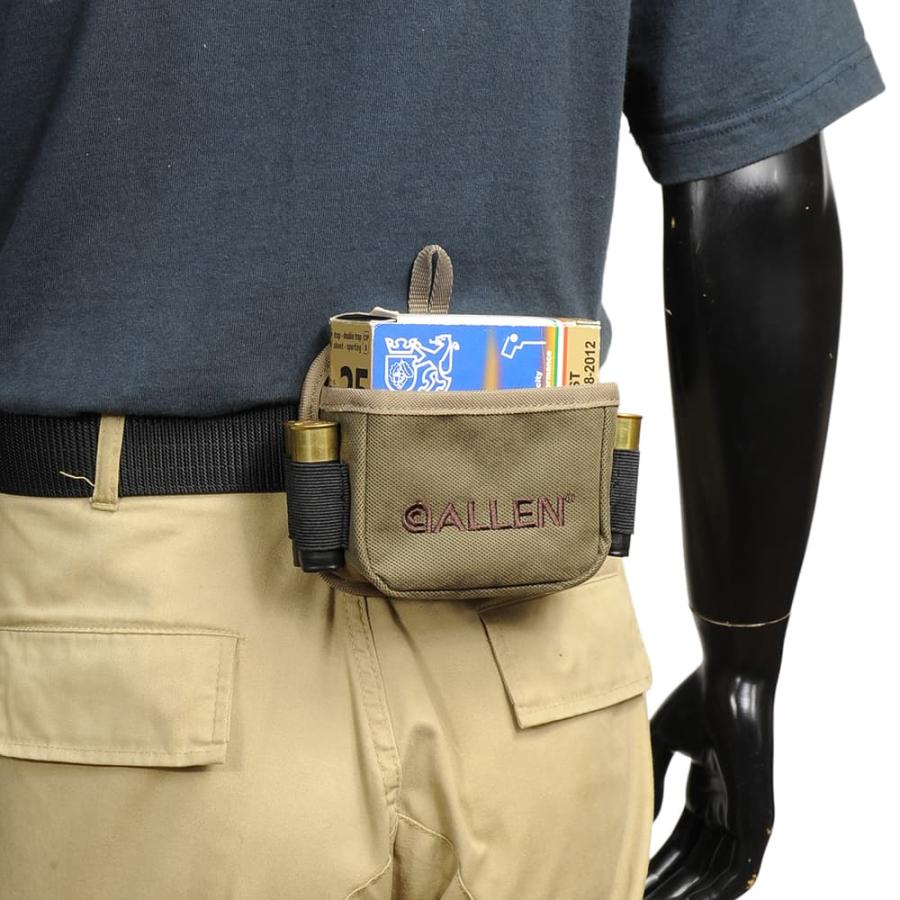 ALLEN ショットシェルポーチ キャンバス生地 散弾入れ 1箱収納可 Allen