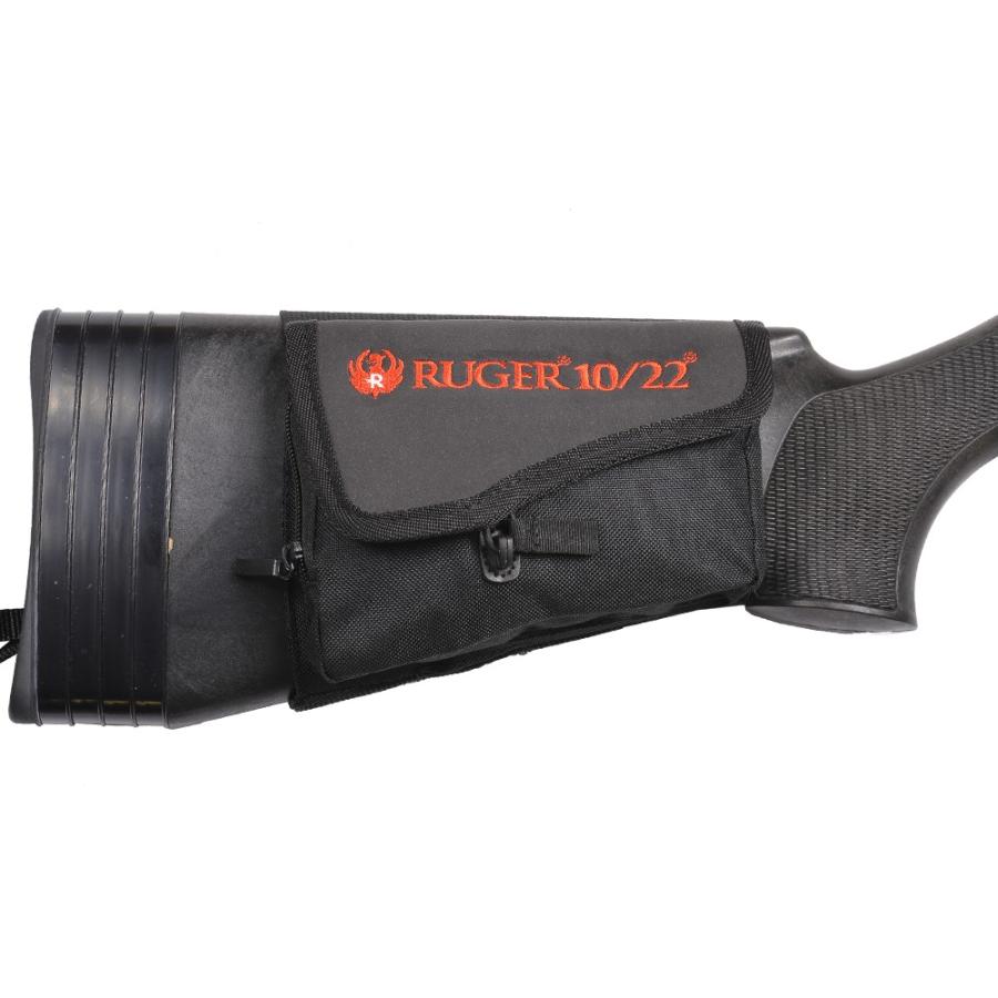 RUGER ストックポーチ ナイロン製 ハンティング 弾薬ケース 銃床ポーチ
