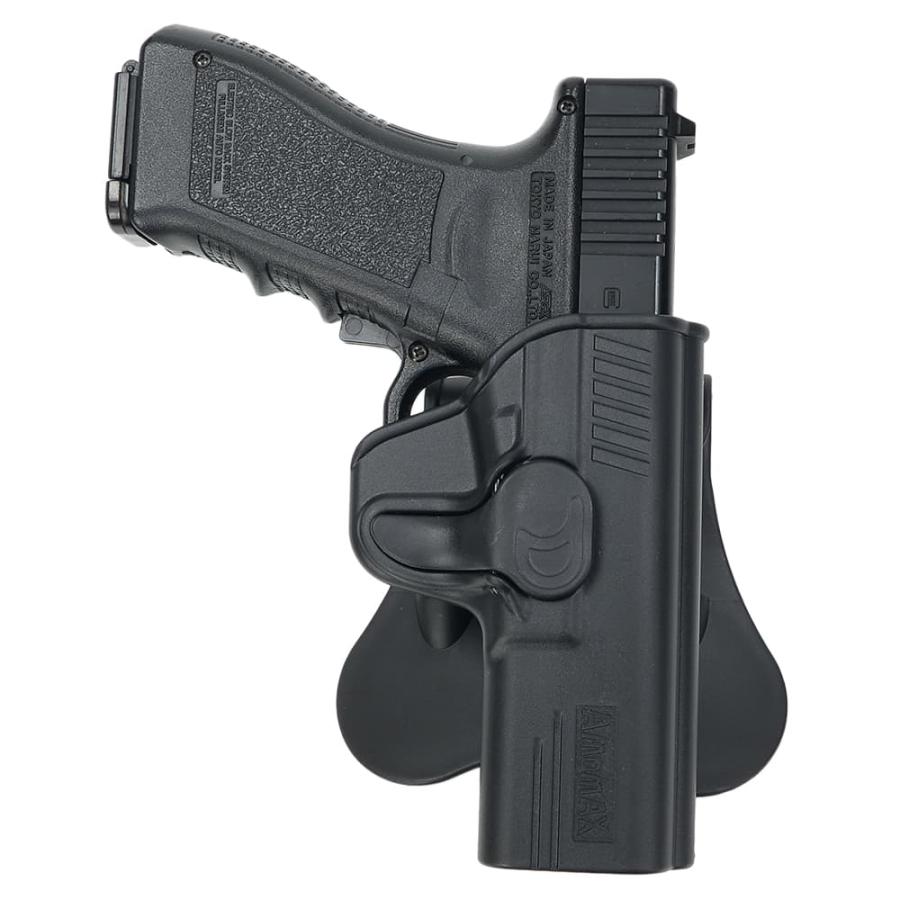 AMOMAX ヒップホルスター M&P9 パドル付き 右利き用 ブラック AM-MP9