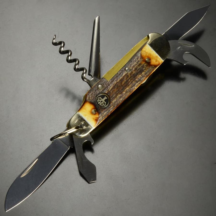 BOKER アーミーナイフ Camp Knife Stag マルチツール 専用 BOKER アーミーナイフ Camp Knife Stag マルチツール 専用
