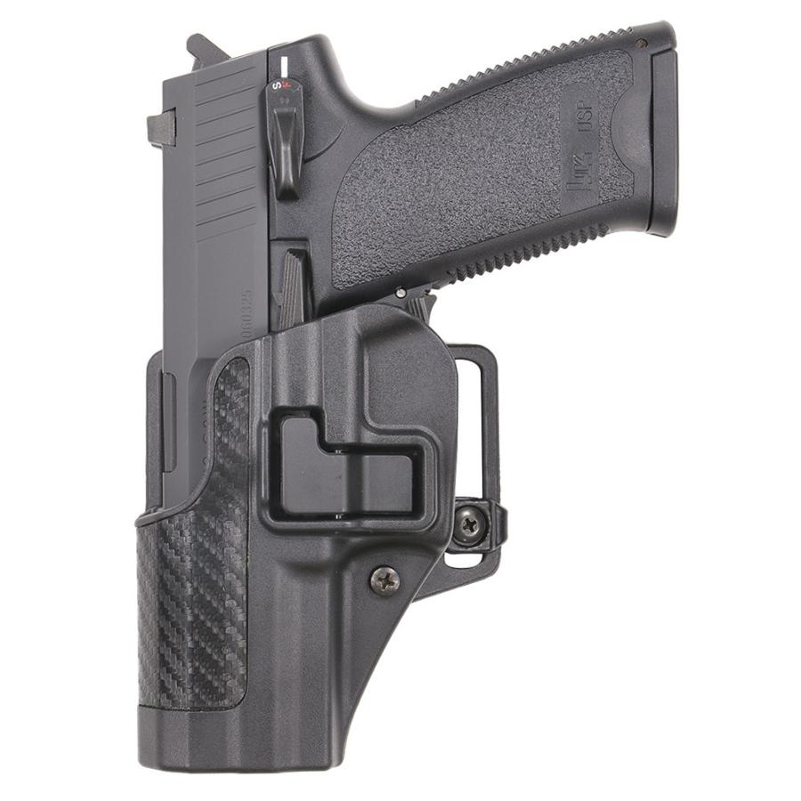 BLACKHAWK ヒップホルスター Serpa CQC H&K USPフルサイズ カーボン 左利き 410014BK