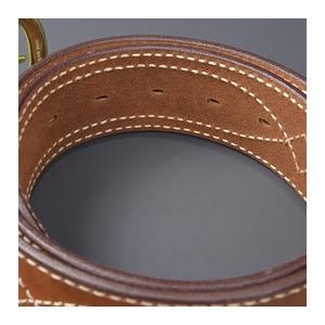 日本全国 送料無料 BIANCHI B9ベルト 真鍮バックル 34インチ 本革