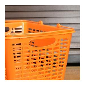レプマート バスケット 21L 買い物かご オレンジ ショップオリジナル