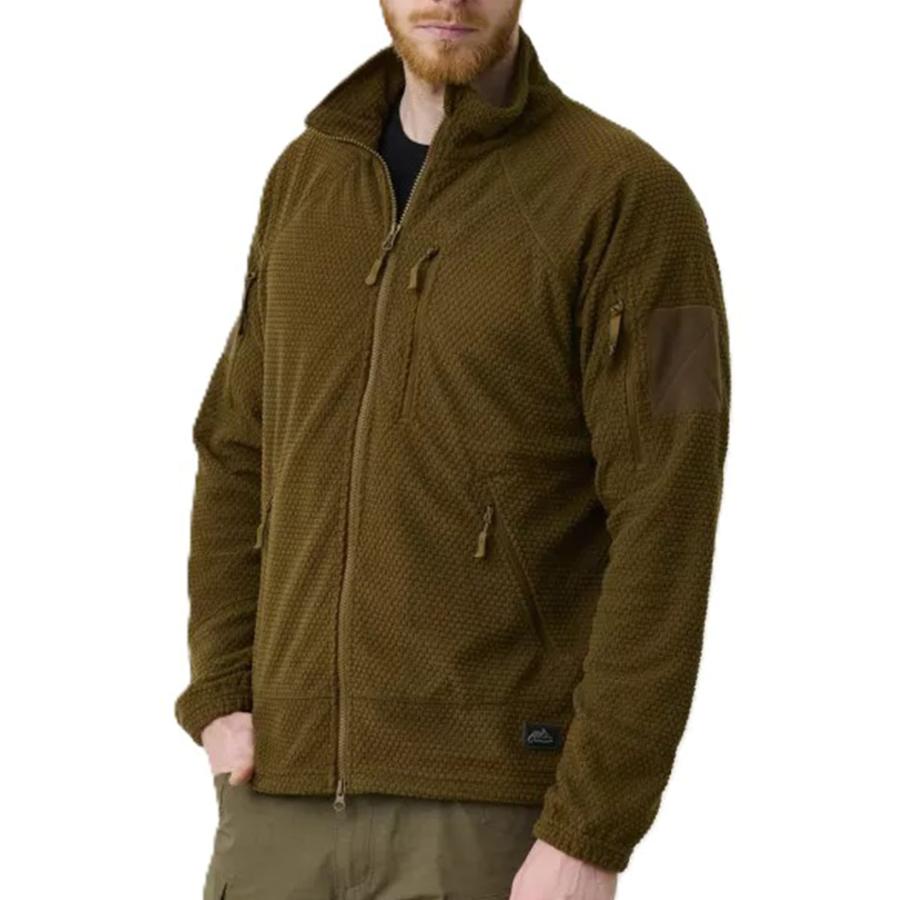 HELIKON-TEX ジャケット ALPHA TACTICAL JACKET グリッドフリース BL