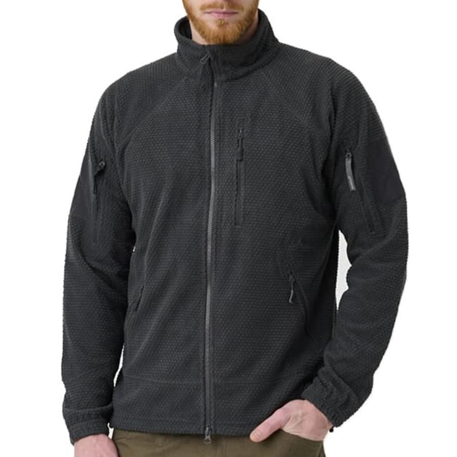 HELIKON-TEX ジャケット ALPHA TACTICAL JACKET グリッドフリース BL