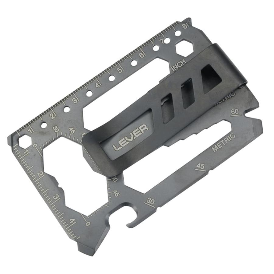 LEVER GEAR マルチツール Toolcard Pro マネークリップ付 ブラック