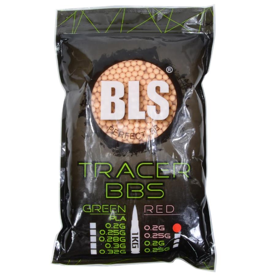 BLS 蓄光BB弾 0.2g レッド 1kg 約5000発 プラスチック製 ビーエルエス