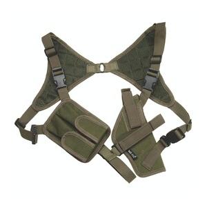 MIL-TEC ショルダーホルスター Cordura製 マグポーチ付 [ オリーブ