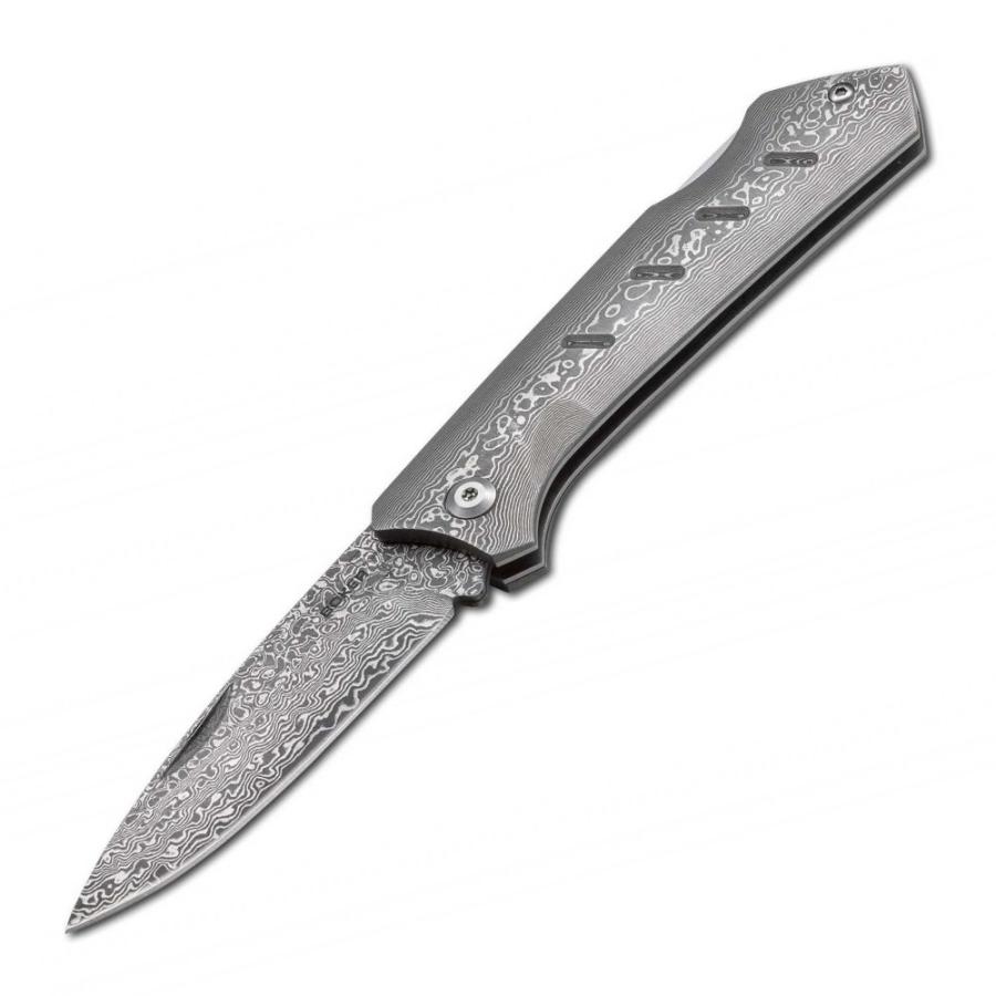 Boker Plus 折りたたみナイフ BO511DAM ダマスカス ドミネーター 