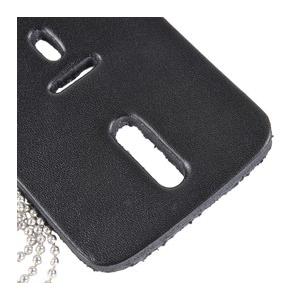 ボストンレザー バッジホルダー 4050-1 ネックチェーン付 四角|BOSTON