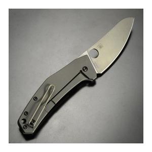 Spyderco 折りたたみナイフ SPYDIECHEF チタニウムハンドル Spyderco 折りたたみナイフ SPYDIECHEF チタニウムハンドル