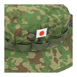 自衛隊グッズ ブーニーハット 陸自迷彩 日の丸パッチ付き CAH002 [ LL