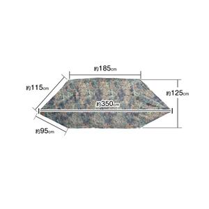 ドイツ軍放出品 テントシート／ポンチョ 軍幕 Flecktarn フレクター