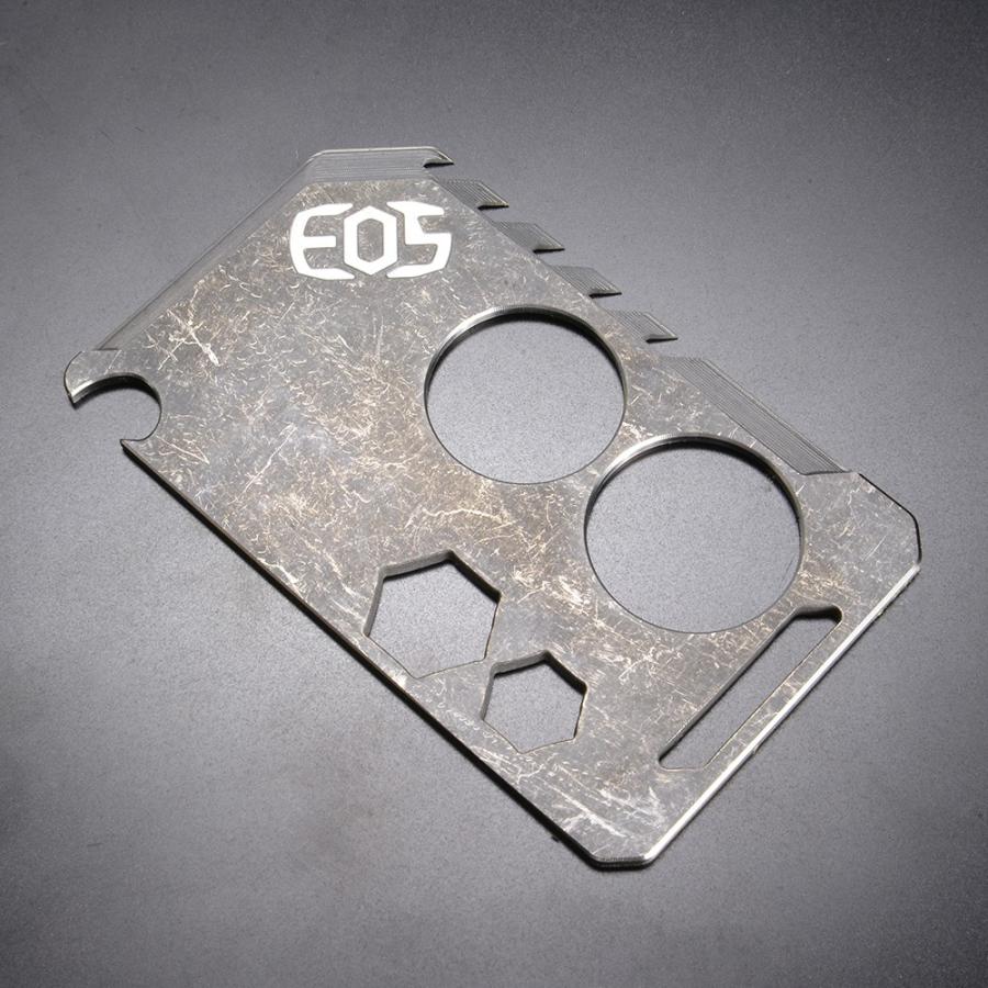 EOS マルチツール チタン製 カードナイフ サバイバルツール ツール