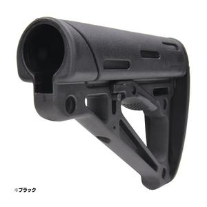 HOGUE 可変式バットストックA4-75 M16 M4A1 HK41 HOGUE バットストック M4/AR-15用 ラバーコーティング仕様 MIL-SPEC
