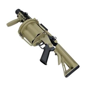 ICS Airsoft グレネードランチャー MGL 40mmモスカート ICS-191 動作確認済み アイシーエス リボルバーグレネードの画像