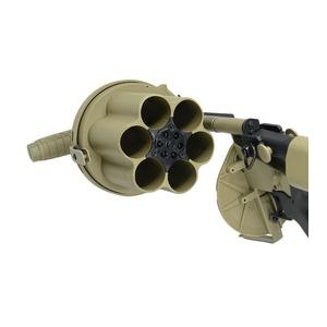 ICS Airsoft グレネードランチャー MGL 40mmモスカート ICS-191 動作確認済み アイシーエス リボルバーグレネードの画像