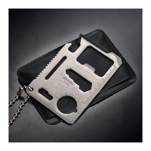 マルチツール カード型 ステンレス [ シルバー ] クレジットカード