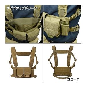オ*コ様 実物 特注品 ビッキーオリジナル molleチェストリグ マルチカム HELIKON-TEX チェストリグ Competition Multigun Rig 各種インサート