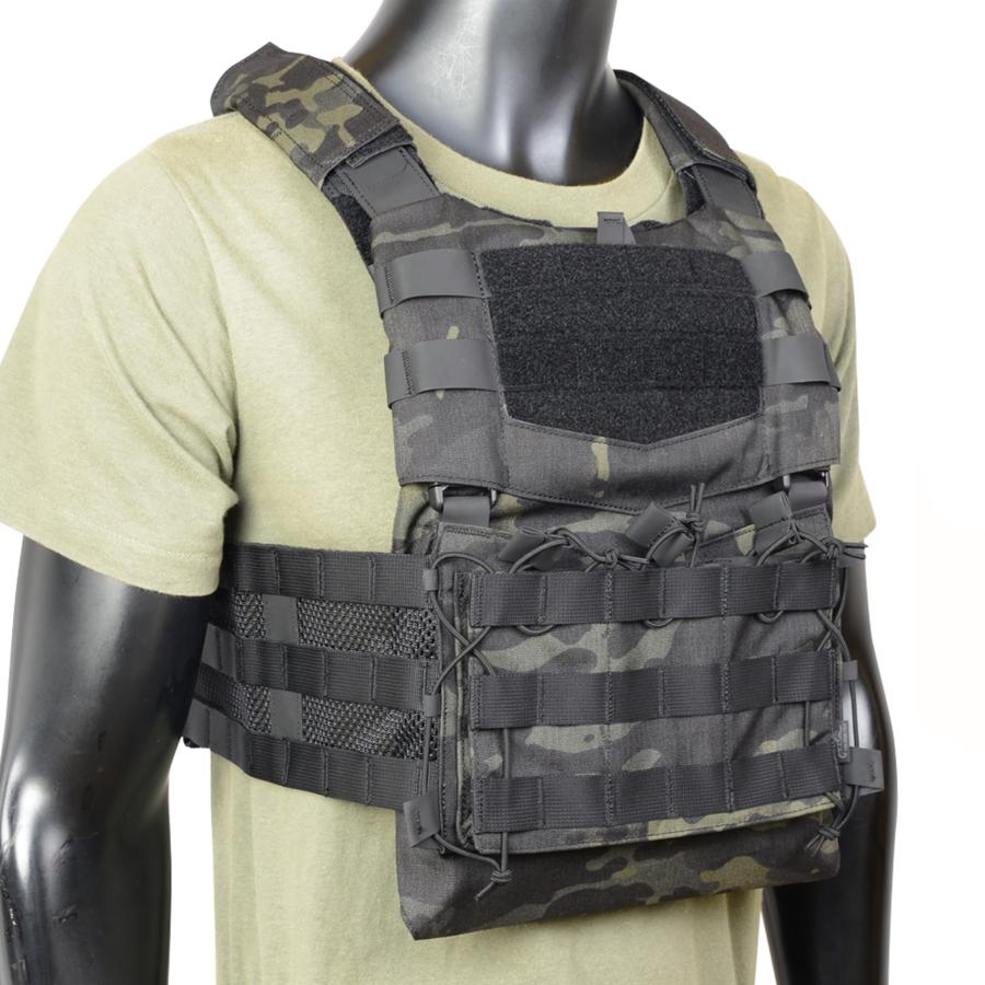 コンドル製プレートキャリア＋BDUマルチカムブラック HELIKON-TEX プレートキャリア Guardian Military Set コーデュラ